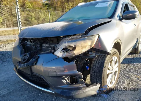 2015 Nissan Rogue Sv z USA, uszkodzony, nr VIN KNMAT2MV8FP515406